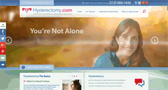Desktop Screenshot of hysterectomy.com